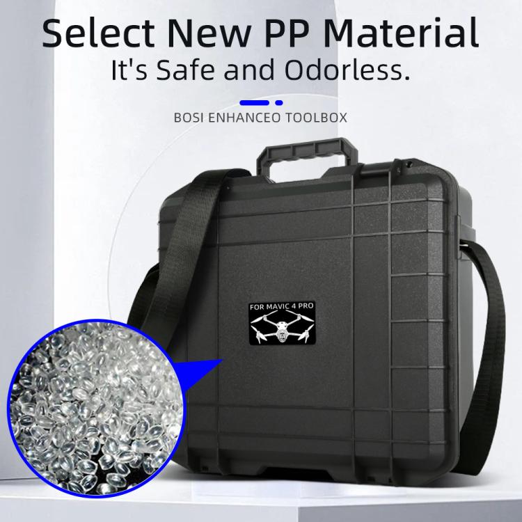 For DJI Mavic 4 Pro / RC 2 Hard Shell Explosion-Proof Box EVA Shockproof Storage Case With Shoulder Strap