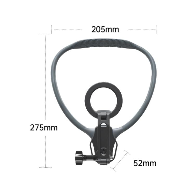 Adjustable Magnetic Neck Mount Phone Holder Quick-Release Chest Strap POV Mount For Sports & Vlogging