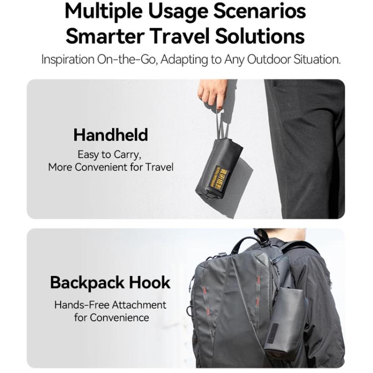 For DJI Osmo Pocket 3 Creator Combo TELESIN Universal Portable Storage Bag Carrying Case