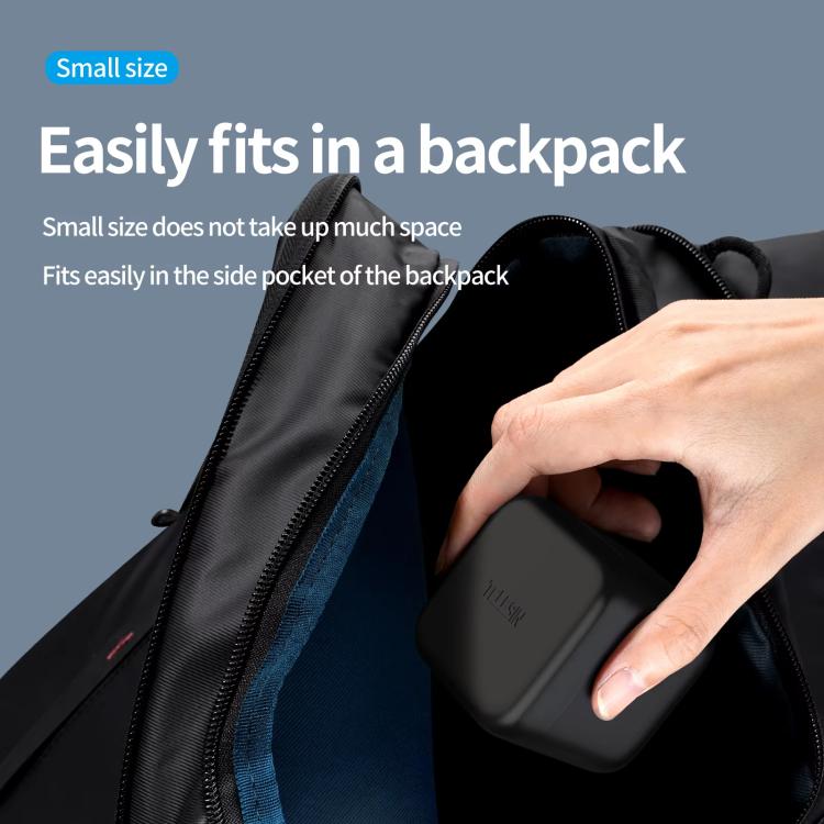 For GoPro HERO13 Black TELESIN 3 Slots Charging Case Compact Storage Box, Charging Case