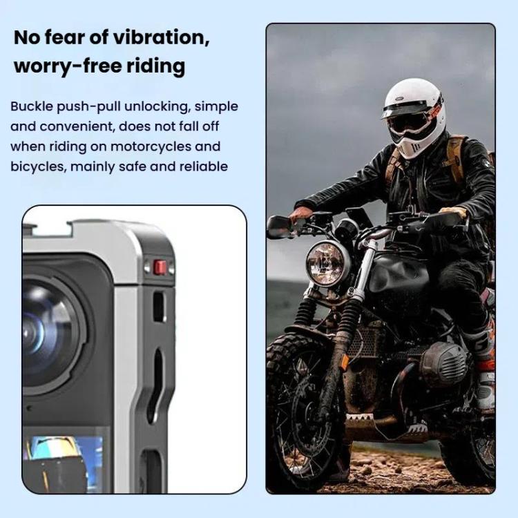 For Insta360 X5 HEPAIL AC-81 Metal Rabbit Cage Extended Protective Frame, AC-81