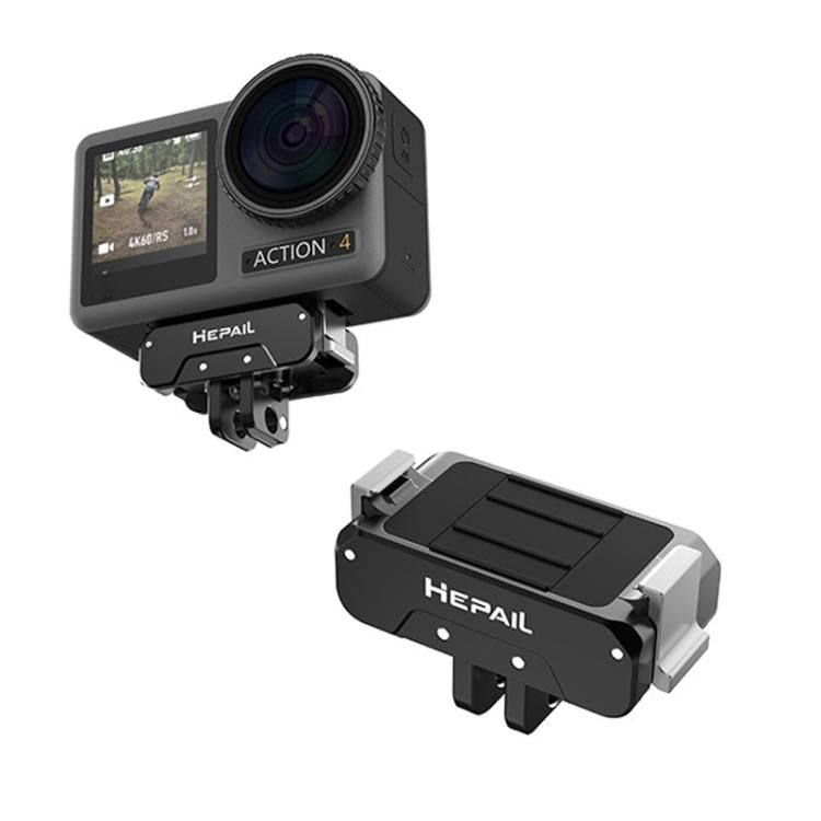 For DJI Osmo Action 4 / 3 HEPAIL AC-17 Metal Magnetic Quick Release, AC-17