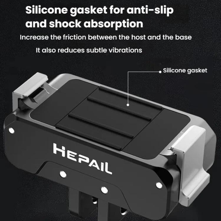 For DJI Osmo Action 4 / 3 HEPAIL AC-17 Metal Magnetic Quick Release, AC-17