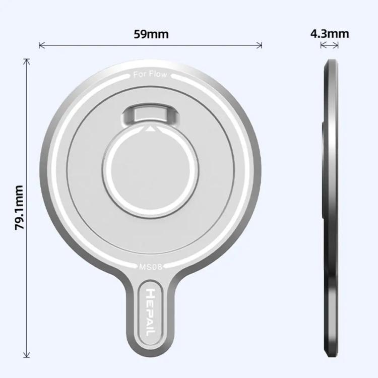 For Insta360 FLow HEPAIL MS08 Gimbal Magnet Phone Holder, MS08