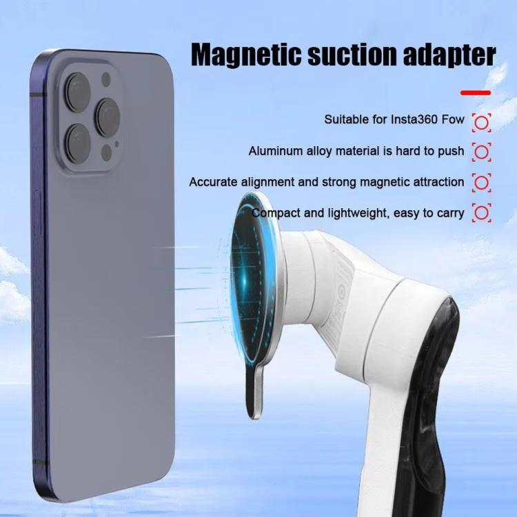 For Insta360 FLow HEPAIL MS08 Gimbal Magnet Phone Holder, MS08