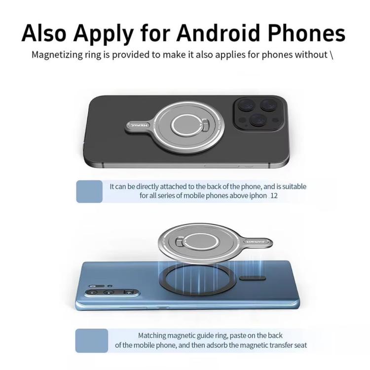 For Insta360 FLow HEPAIL MS08 Gimbal Magnet Phone Holder, MS08