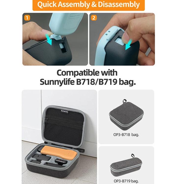 For DJI Osmo Pocket 3 Sunnylife OP3-K990 Protective Cover Body Filter Storage Top Cover Protective Case