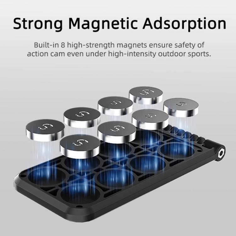 Sunnylife MJ996 Sports Camera Multi-Axis Rotating Magnetic Mount, MJ996