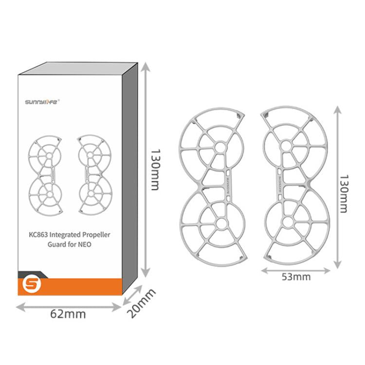 For DJI NEO Sunnylife NE-KC863 Paddle Blade Protective Cover Anti-Collision Ring
