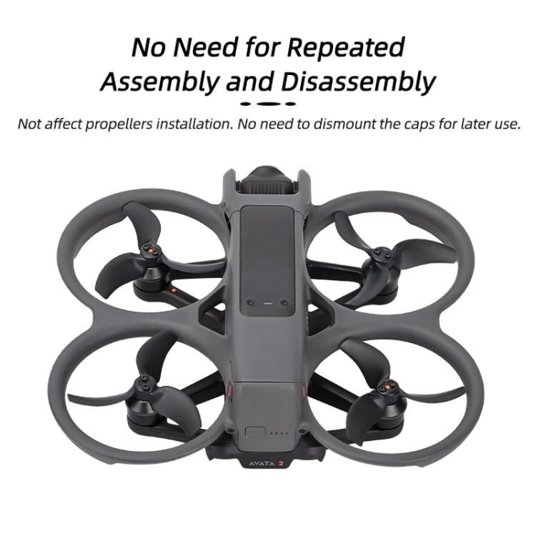 For DJI Avata 2 Sunnylife AT2-MD787 Motor Anti-dust Cover Aluminum Alloy Motor Protection Cover