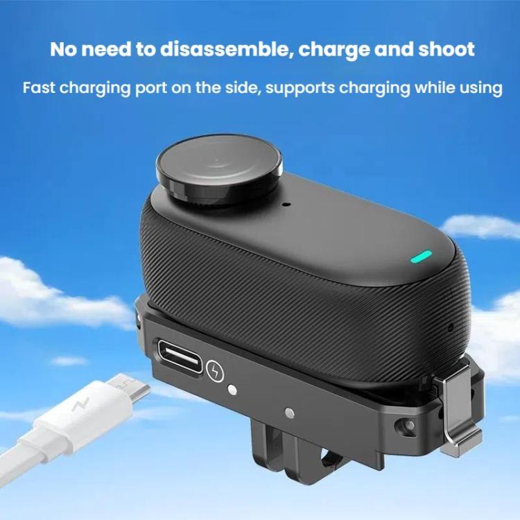 For Insta360 GO 3 / 3S HEPAIL AC69 Aluminium Alloy Quick-Release Charging Base, AC69