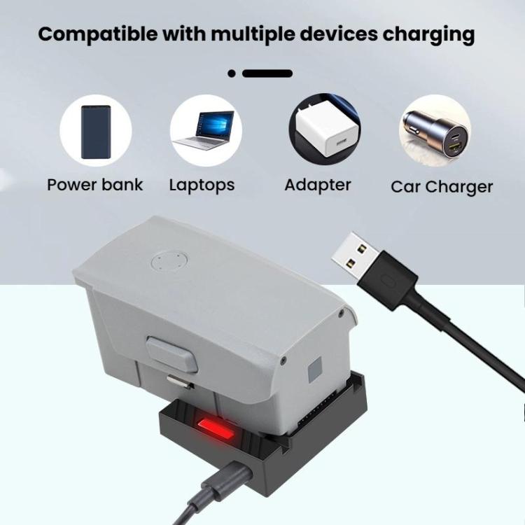 For DJI Air 2/Air 2S Battery Charger with QC3.0 & PD Fast Charge Auto-Smart Compatible Charging