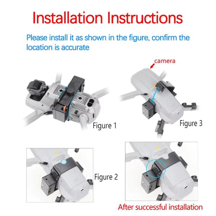For DJI Mavic Air 2 Drone YX Airdrop System Rechargeable Thrower Load 500g, For DJI Mavic Air 2