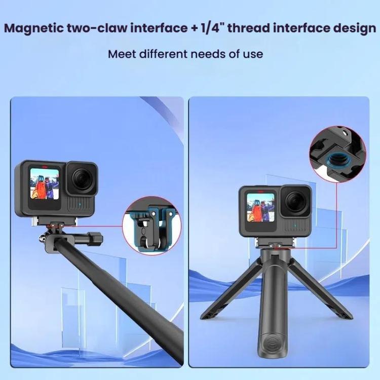 For GoPro HERO13 Black HEPAIL AC67 Magnetic Metal Quick Release Base, AC67