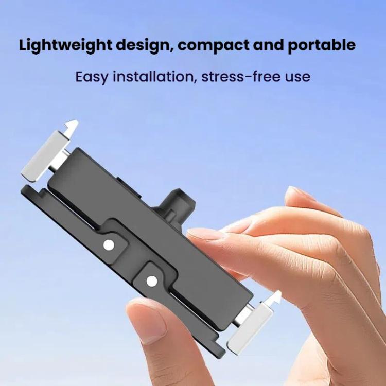 For GoPro HERO13 Black HEPAIL AC67 Magnetic Metal Quick Release Base, AC67