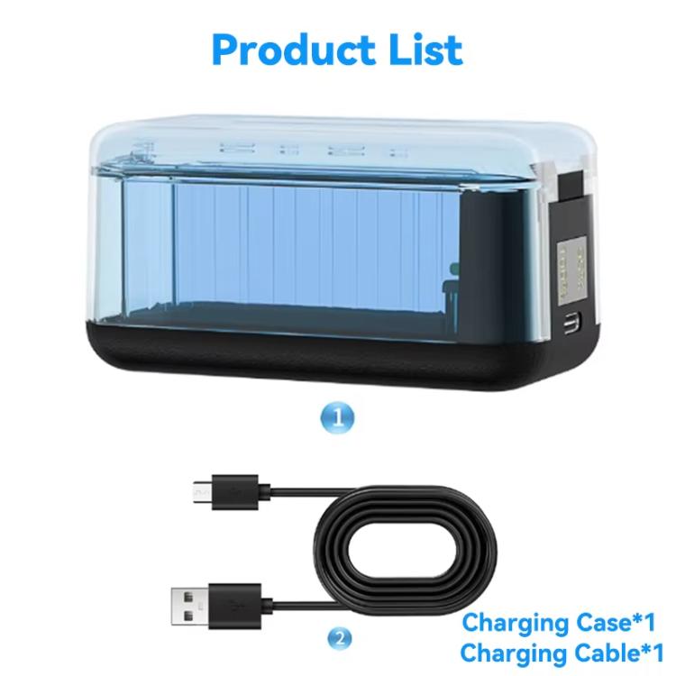 For Insta360 X5 Fast Charger With Digital Display & Dual Charging Case Battery Storage Box