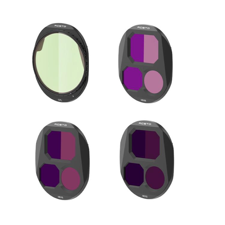 For DJI Mavic 4 Pro RCSTQ Lens Filter, ND8, ND16, ND32, CPL, ND8/PL, ND16/PL, ND32/PL, CPL+ND16+ND32, CPL+ND16/PL+ND32/PL, ND8+ND16+ND32, ND8/PL+ND16/PL+ND32/PL, CPL+ND8+ND16+ND32, CPL+ND8/PL+ND16/PL+ND32/PL