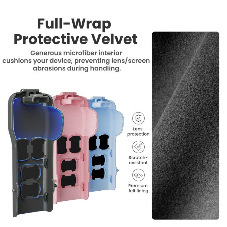 For DJI Osmo Pocket 3 Camera aMagisn Protective Cover Storage Case with 4 Magnetic Filter Slots