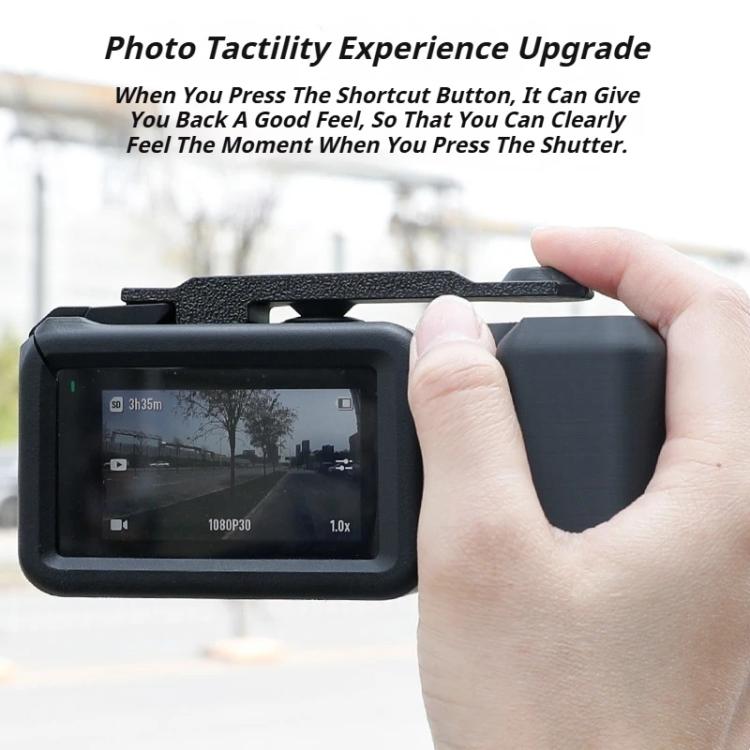 Street Vlogging Handle For DJI Osmo Action 5 Pro / Action 4 / Action 3 Magnetic Grip, For DJI Osmo Action