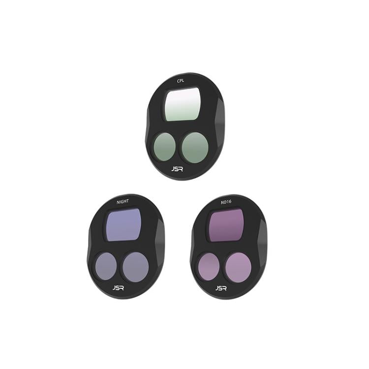 For DJI Mavic 4 Pro JSR Filter Lens Protector, MCUV, CPL, ND8, ND16, ND32, ND64, ND256, ND1000, ND8PL, ND16PL, ND32PL, ND64PL, NIGHT, STAR, CPL+ND16+NIGHT, CPL+ND8+ND16, ND8+ND16+ND32+ND64, ND8PL+ND16PL+ND32PL+ND64PL, UV+CPL+ND8+ND16+ND32+ND64         ...
