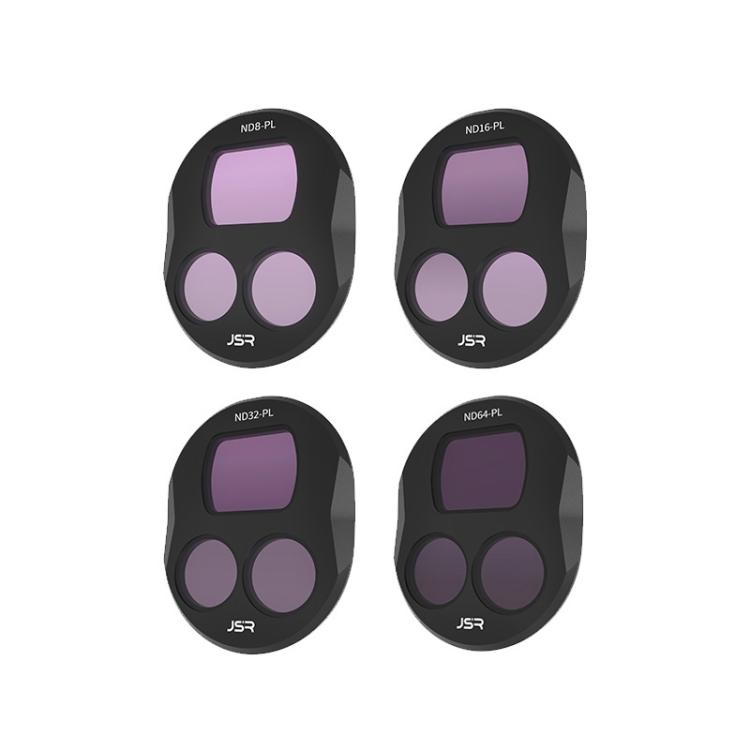 For DJI Mavic 4 Pro JSR Filter Lens Protector, MCUV, CPL, ND8, ND16, ND32, ND64, ND256, ND1000, ND8PL, ND16PL, ND32PL, ND64PL, NIGHT, STAR, CPL+ND16+NIGHT, CPL+ND8+ND16, ND8+ND16+ND32+ND64, ND8PL+ND16PL+ND32PL+ND64PL, UV+CPL+ND8+ND16+ND32+ND64         ...