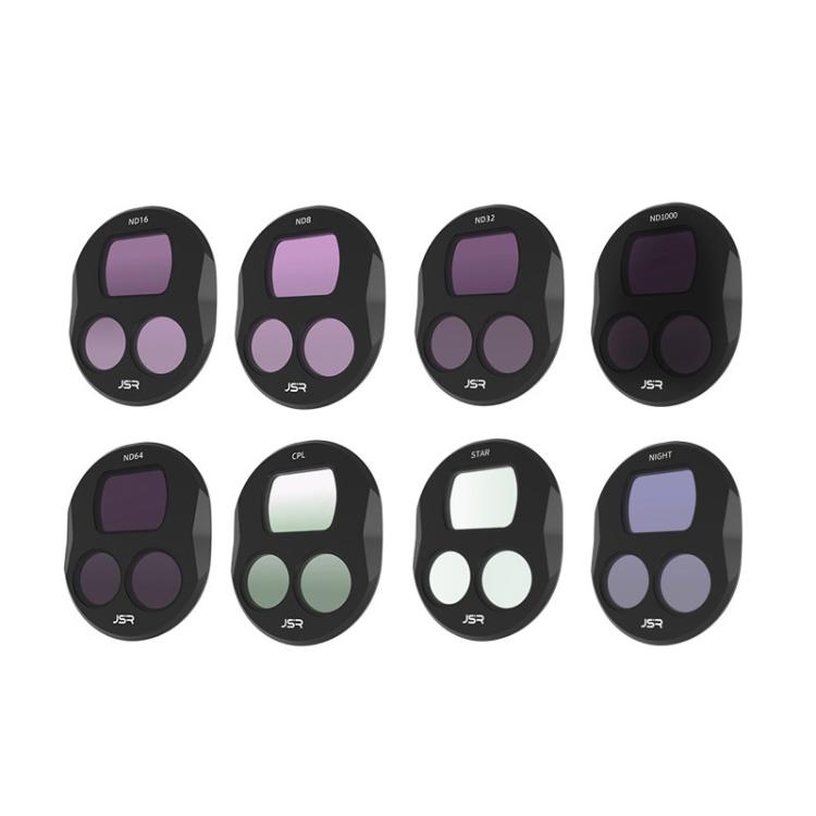 For DJI Mavic 4 Pro JSR Filter Lens Protector, MCUV, CPL, ND8, ND16, ND32, ND64, ND256, ND1000, ND8PL, ND16PL, ND32PL, ND64PL, NIGHT, STAR, CPL+ND16+NIGHT, CPL+ND8+ND16, ND8+ND16+ND32+ND64, ND8PL+ND16PL+ND32PL+ND64PL, UV+CPL+ND8+ND16+ND32+ND64         ...