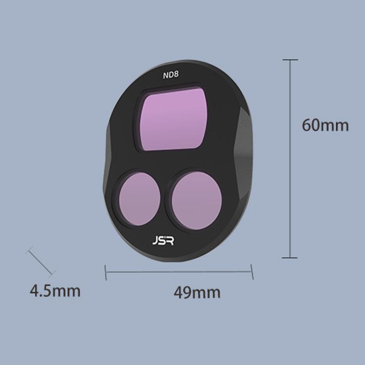 For DJI Mavic 4 Pro JSR Filter Lens Protector, MCUV, CPL, ND8, ND16, ND32, ND64, ND256, ND1000, ND8PL, ND16PL, ND32PL, ND64PL, NIGHT, STAR, CPL+ND16+NIGHT, CPL+ND8+ND16, ND8+ND16+ND32+ND64, ND8PL+ND16PL+ND32PL+ND64PL, UV+CPL+ND8+ND16+ND32+ND64         ...