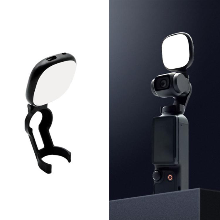 For DJI Osmo Pocket 3 JSR Fixed Frame Head Fill Light, Single Fill Light, With Widening Lens, With Black Soft 1/4 Filter, With Black Soft 1/8 Filter, With Soft Focus Lens, With Black Soft 1/4+Black Soft 1/8+Soft Focus Lens, With Wide Angle 4 In 1