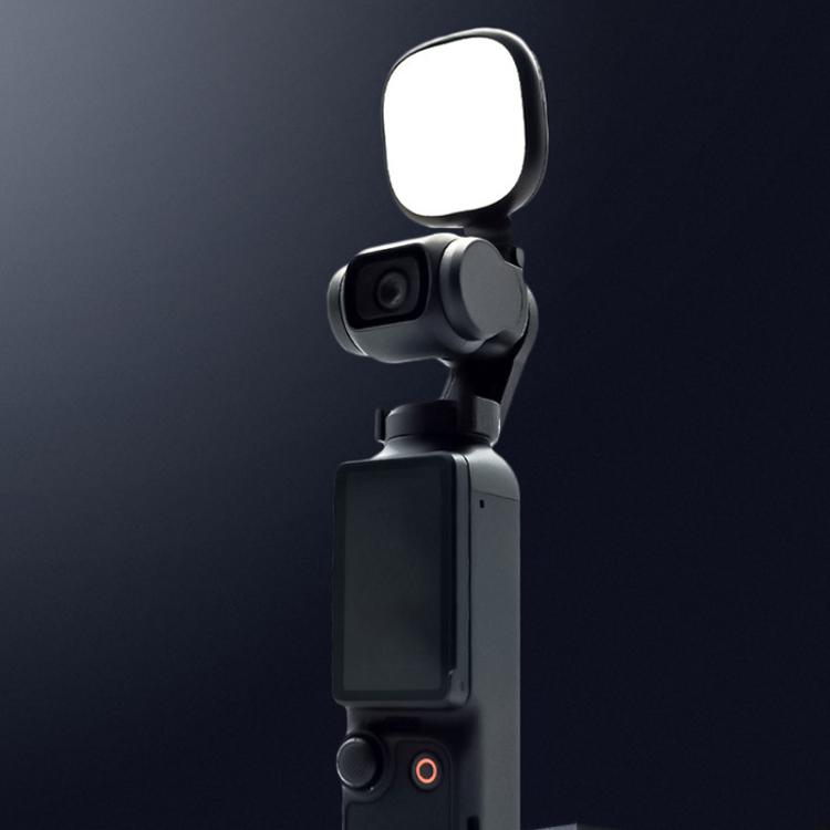 For DJI Osmo Pocket 3 JSR Fixed Frame Head Fill Light, Single Fill Light, With Widening Lens, With Black Soft 1/4 Filter, With Black Soft 1/8 Filter, With Soft Focus Lens, With Black Soft 1/4+Black Soft 1/8+Soft Focus Lens, With Wide Angle 4 In 1