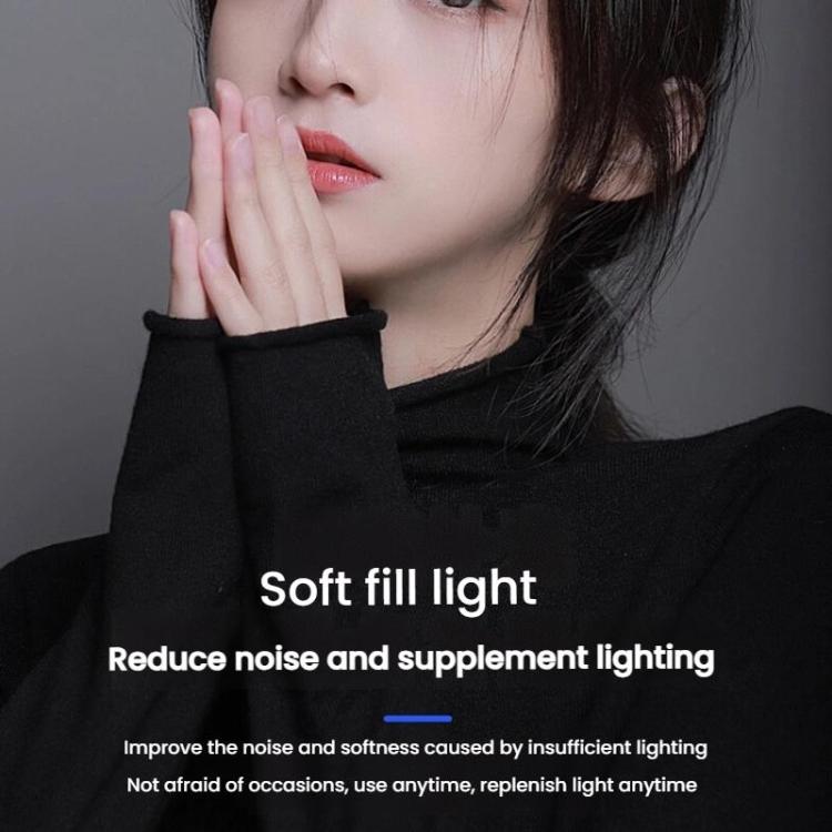 For DJI Osmo Pocket 3 JSR Fixed Frame Head Fill Light, Single Fill Light, With Widening Lens, With Black Soft 1/4 Filter, With Black Soft 1/8 Filter, With Soft Focus Lens, With Black Soft 1/4+Black Soft 1/8+Soft Focus Lens, With Wide Angle 4 In 1