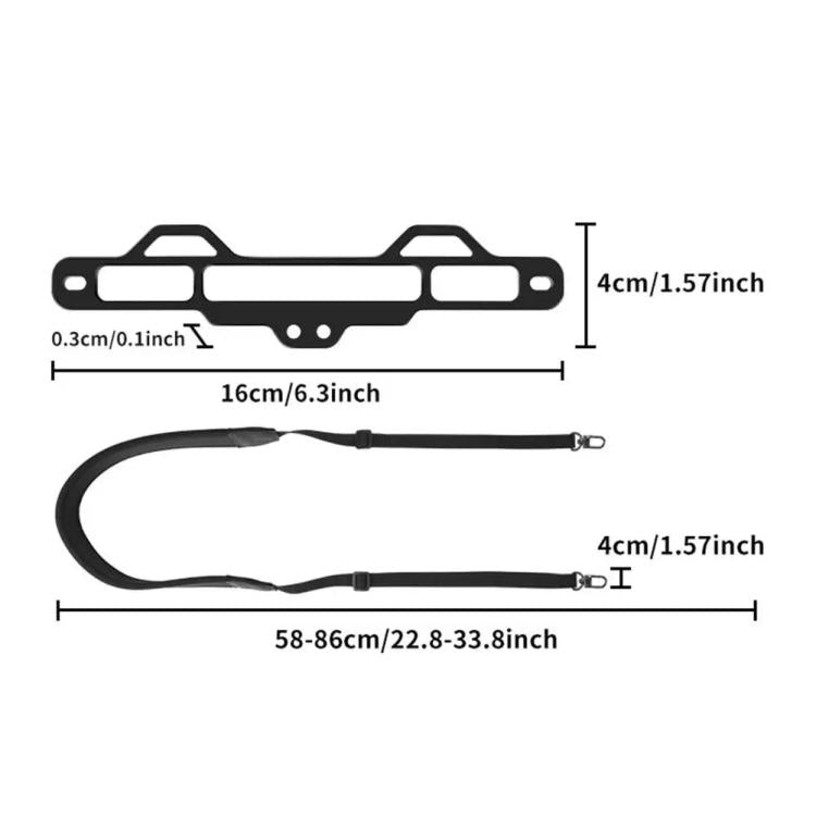 For DJI RC Pro 2 Remote Controller CQT Strap Buckle Holder Aluminum Alloy Hook, Only Buckle, With Shoulder Strap
