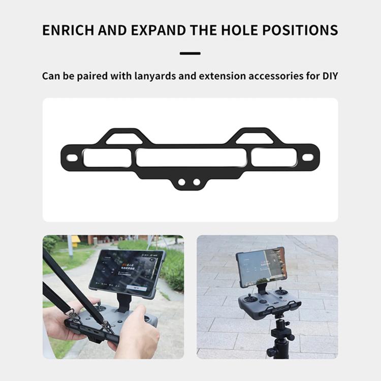 For DJI RC Pro 2 Aluminum Alloy 1/4-inch Tripod Adapter Mounting Bracket, With  1/4-inch Tripod Adapter
