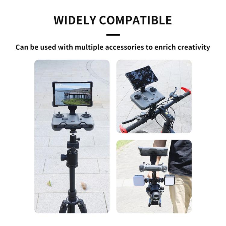 For DJI RC Pro 2 Aluminum Alloy 1/4-inch Tripod Adapter Mounting Bracket, With  1/4-inch Tripod Adapter