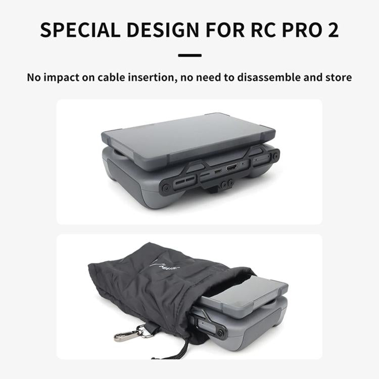 For DJI RC Pro 2 Aluminum Alloy 1/4-inch Tripod Adapter Mounting Bracket, With  1/4-inch Tripod Adapter