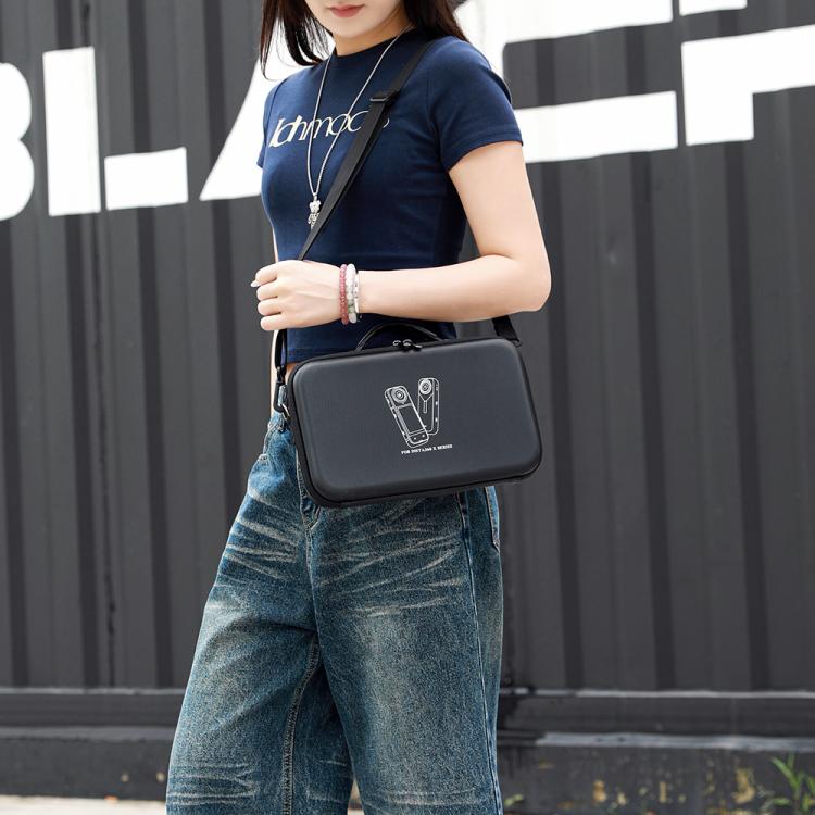 For Insta360 X5 /X4 BKANO Large Capacity Shoulder Bag Portable Handbag