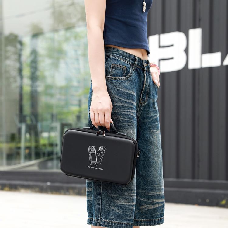 For Insta360 X5 /X4 BKANO Large Capacity Shoulder Bag Portable Handbag