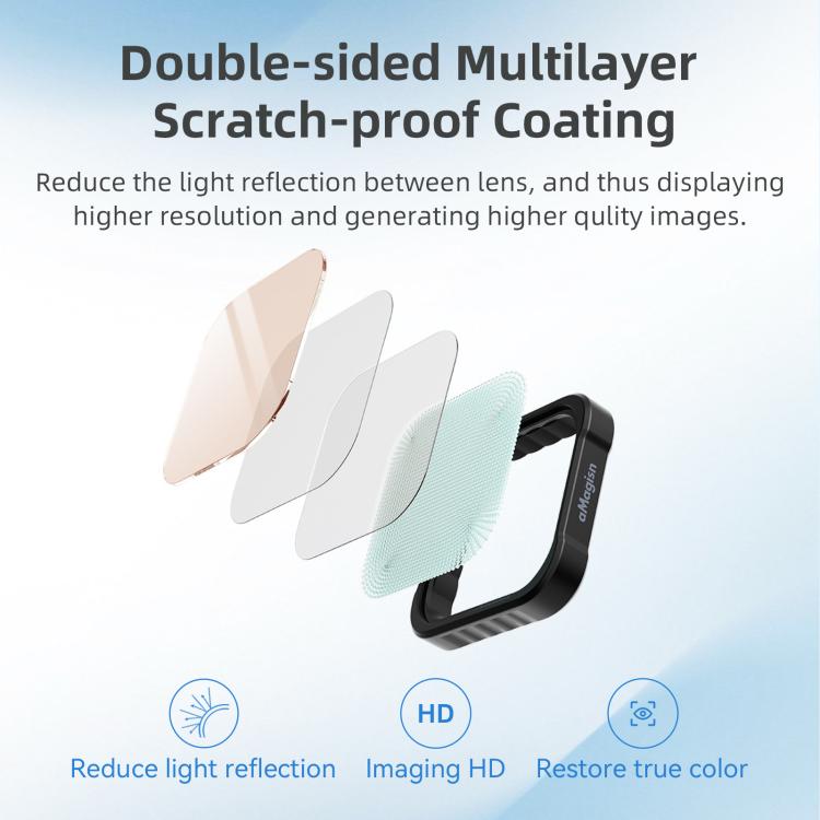 aMagisn AP26 Filter For GoPro HERO13 Black / 12 Black / 11 Black / 10 Black / 9 Black / 11Mini Black, UV, CPL, ND8/ND16/ND32/ND64, CPL/ND8/ND16/ND32