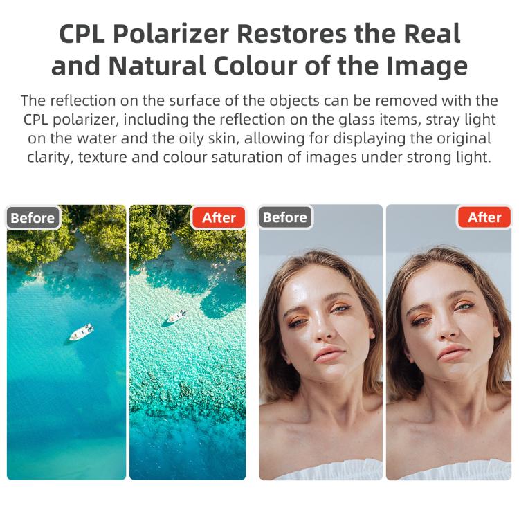 For DJI Flip aMagisn Filter Lens Accessories, CPL, 1/4 Miat, ND8+ND16+ND32+ND64, ND8+ND16+ND32+ND64+CPL+1/4 Mist