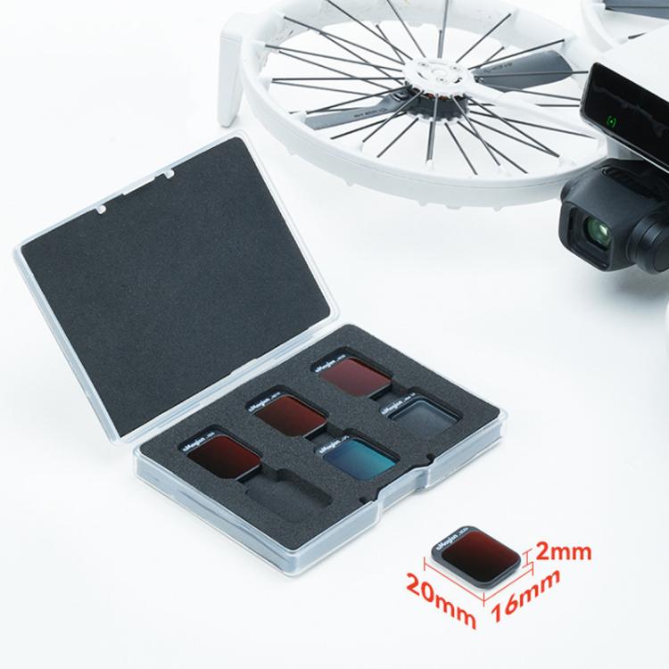 For DJI Flip aMagisn Filter Lens Accessories, CPL, 1/4 Miat, ND8+ND16+ND32+ND64, ND8+ND16+ND32+ND64+CPL+1/4 Mist