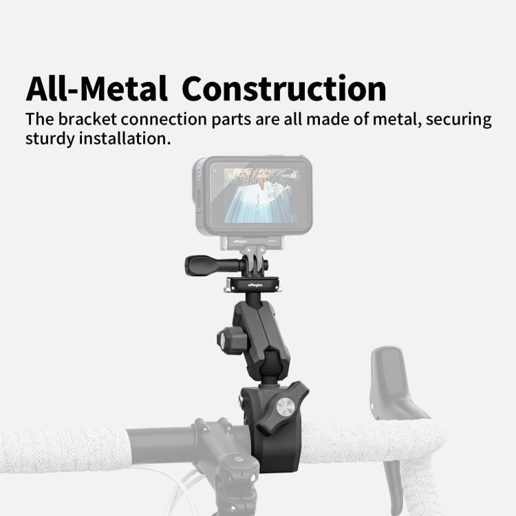 For Insta360, DJI, GoPro Cameras Metal Arm Clamp Holder Cycling Clamp Bracket, HM10