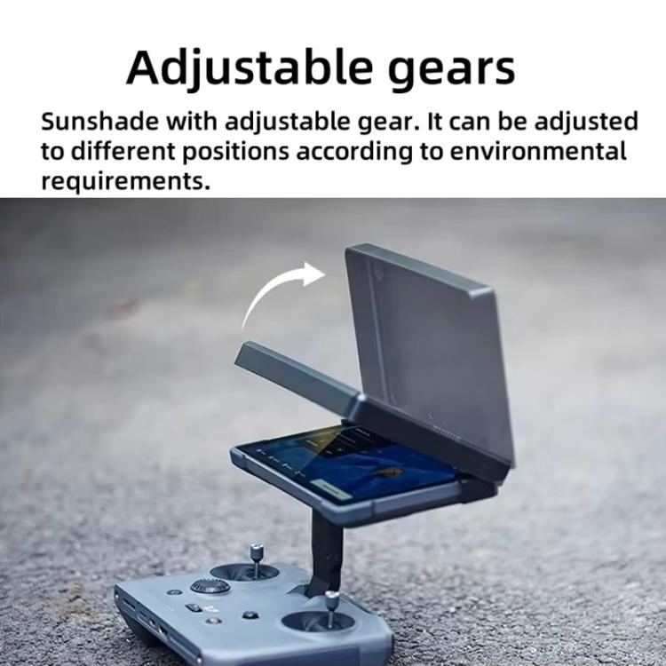 For DJI RC Pro 2 Controller CYNOVA  Sunshade Hood Adjustable Anti-Glare Shield with Multi-Angle Positioning