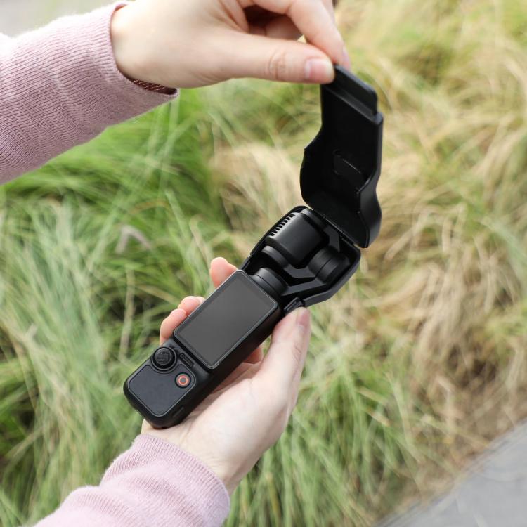 For DJI Osmo Pocket 3 Amazear Protective Case All-in-One Anti-Scratch Cover with Built-in Filter Slot