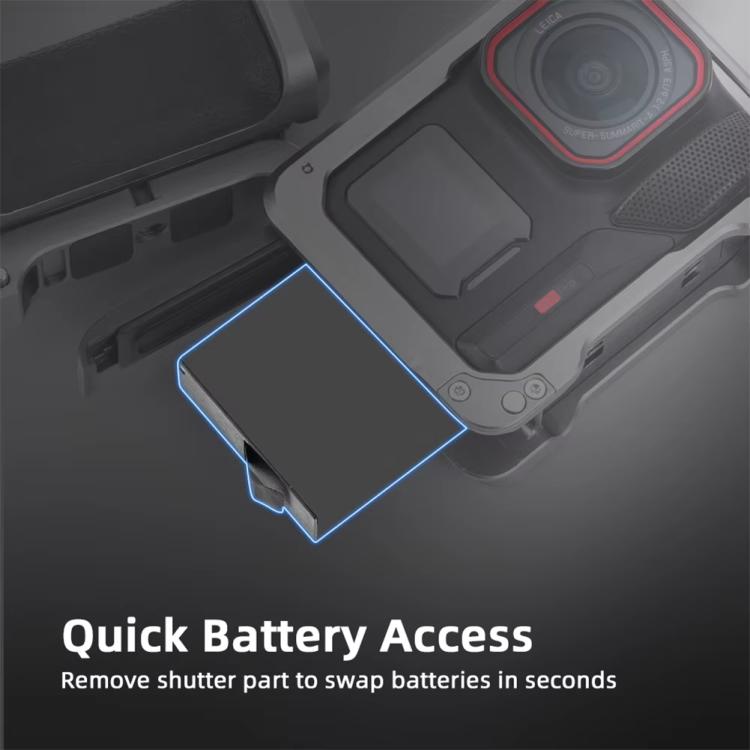 For Insta360 Ace Pro 2 / Ace Pro Flymile Xplorer Grip Kit Street Photography Handle Metal Cage Case