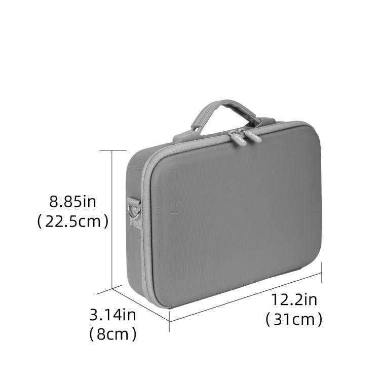 For Insta360 X5 Flymile All-in-One Storage Shoulder Bag Durable PU + Lycra Material Carrying Case, PU + Lycra