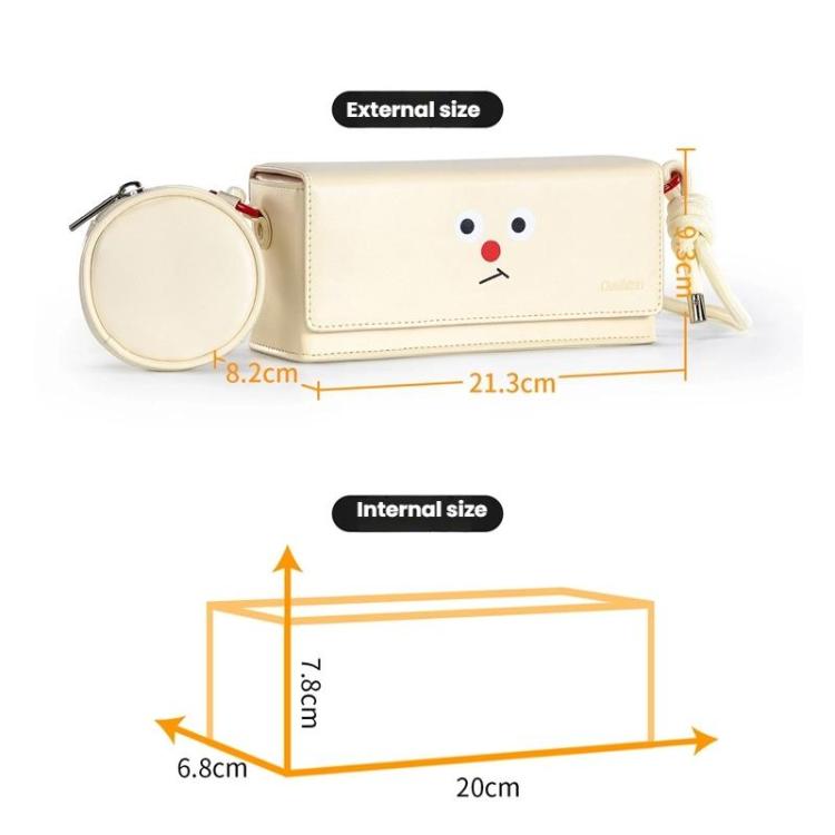 For DJI Pocket 3 Cwatcun D195 Medium Pocket Tripod Camera Bag Camera Accessories Shoulder Bag, D195