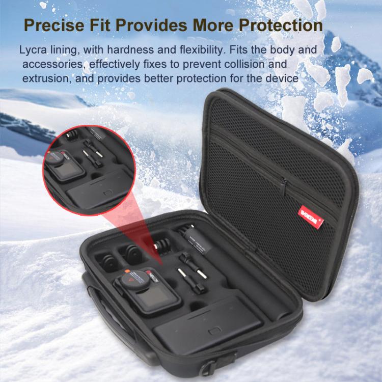 Carrying Case For DJI Action 5 Pro /Action 4 / Action 3 All-in-One Kit Durable Shoulder & Hand Carry Bag