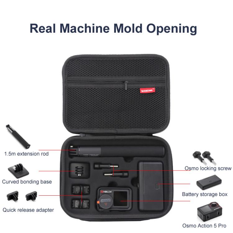 Carrying Case For DJI Action 5 Pro /Action 4 / Action 3 All-in-One Kit Durable Shoulder & Hand Carry Bag