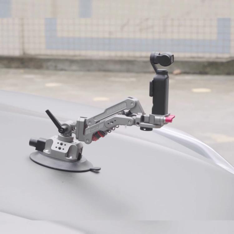 For DJI OSMO POCKET 3 BRDRC Car Suction Cup Expansion Fixed Clip Shock Absorber Bracket