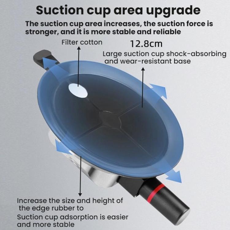 For DJI OSMO POCKET 3 BRDRC Car Suction Cup Expansion Fixed Clip Shock Absorber Bracket
