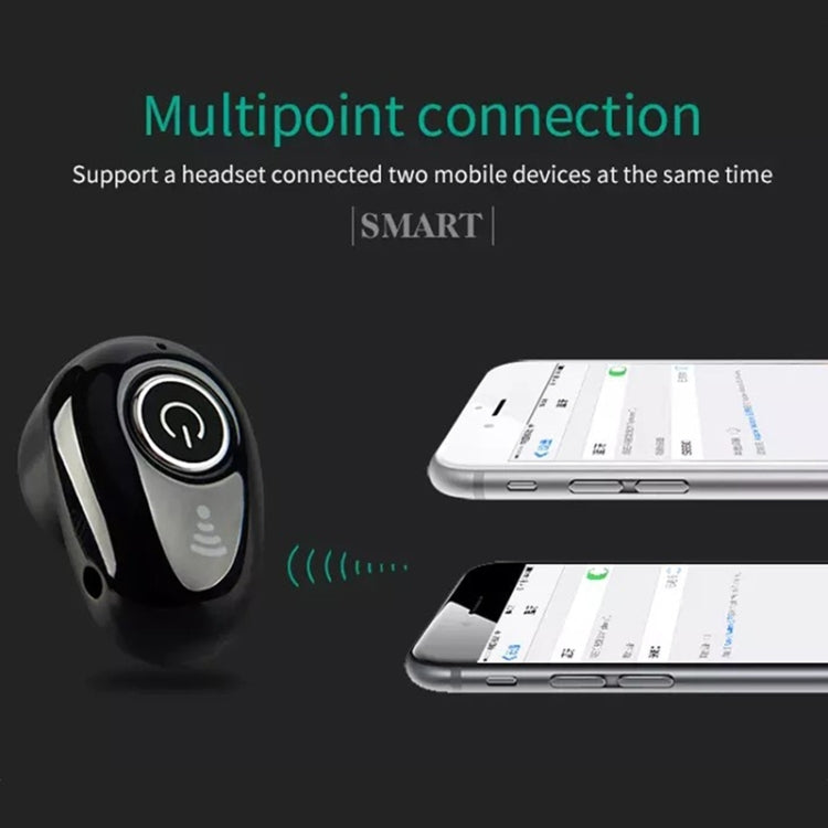 S065 Mini Bluetooth Earphone Earbuds Sport with Mic for All Phone